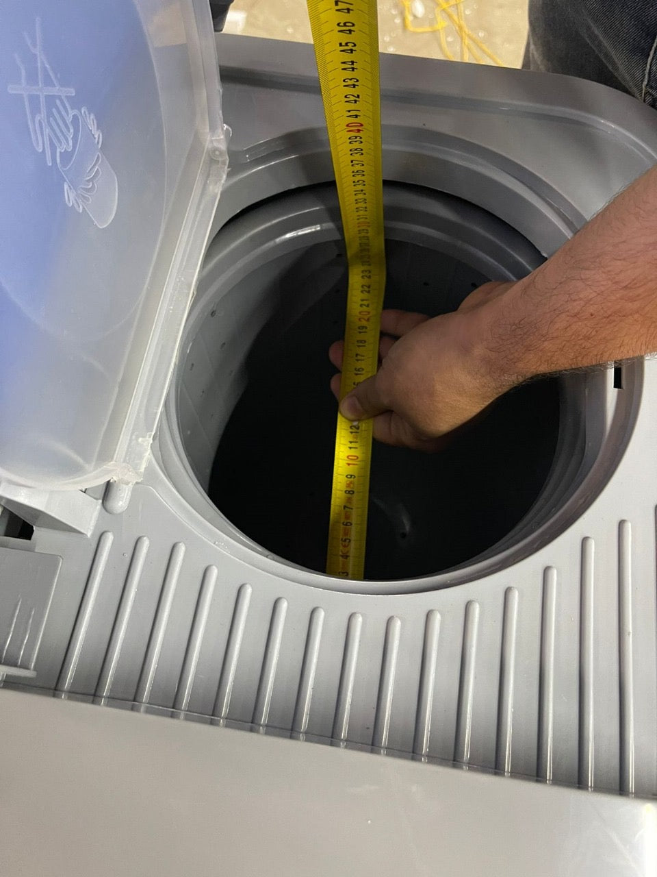 Washing Machine -Normal - 8.5 kg-With Glass HGE